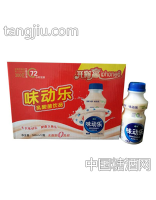 味动乐乳酸菌饮品340mlx12