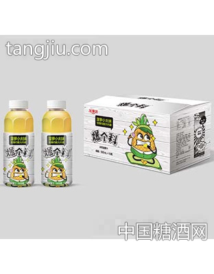乐事达爆个料冷萃菠萝汁500ml