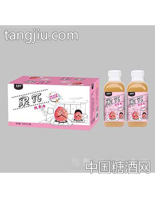 乐事达果π桃果肉果汁饮料500ml