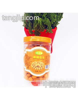 情豆缘香辣花生200g