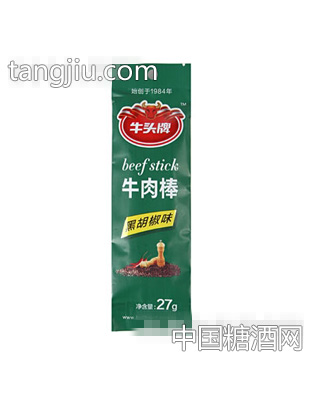 牛头牌黑胡椒牛肉棒27g