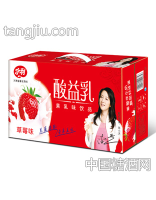酸益乳果乳味饮品1×20