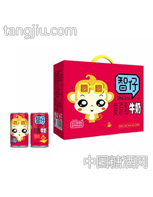 智仔复原乳牛奶18罐
