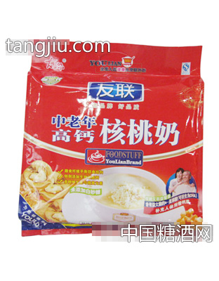 友联中老年高钙核桃奶