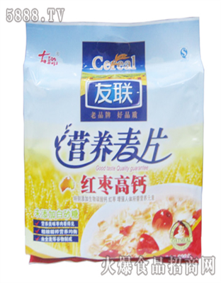 友联红枣高钙营养麦片