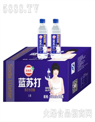 友利友蓝苏打饮料350mlx24