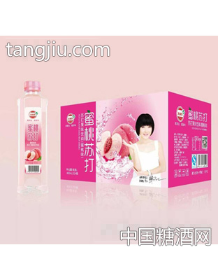 友利友蜜桃苏打果味饮料