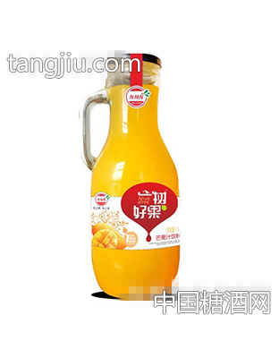 友利友一树好果芒果汁玻璃瓶1.5L