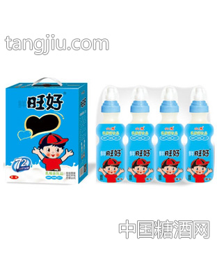 鲜旺好奶嘴瓶原味乳酸菌200mlX16