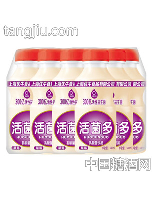 优牛活菌多草莓味乳酸菌饮品340mlX12