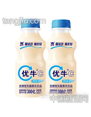 优牛C原味乳酸菌饮品340ml
