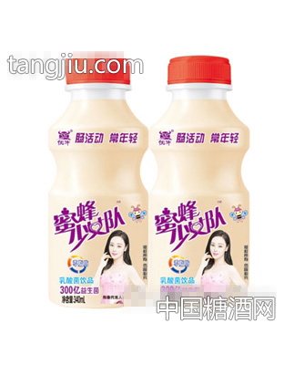 优牛蜜蜂少女队原味乳酸菌饮品340ml
