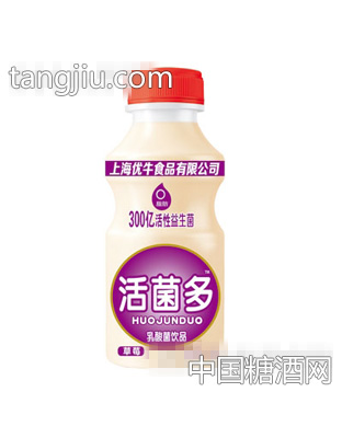 优牛活菌多草莓味乳酸菌饮品340ml