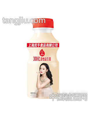 优牛益生菌草莓味乳酸菌饮品