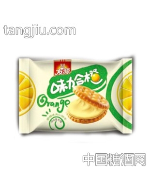 友源味力合橙饼干