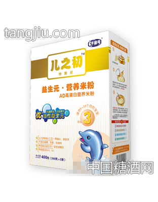 AD高蛋白营养米粉3段盒装400g