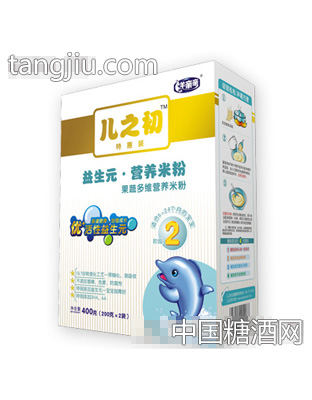 果蔬多维营养米粉2段盒装400g