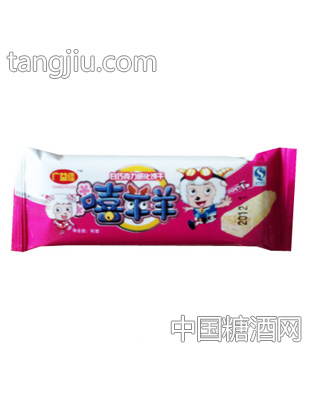 广益佳嘻羊羊白巧克力威化饼干（玫红）