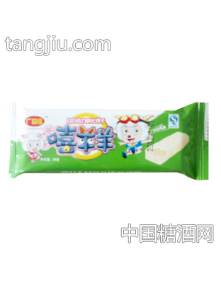 广益佳嘻羊羊白巧克力威化饼干（绿）