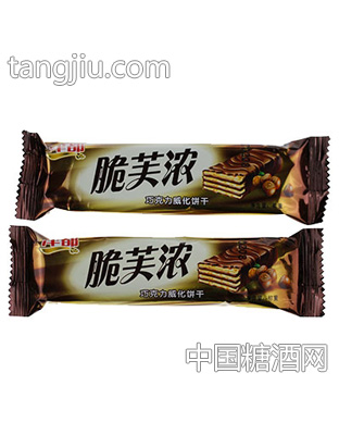 津都脆芙浓巧克力威化饼干