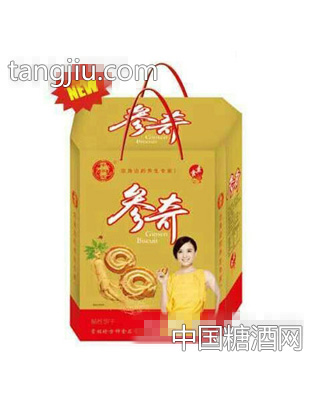 参奇八角礼盒酥性饼干
