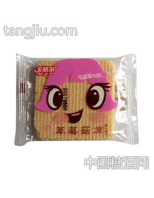 美格尔草莓菇凉威化饼干