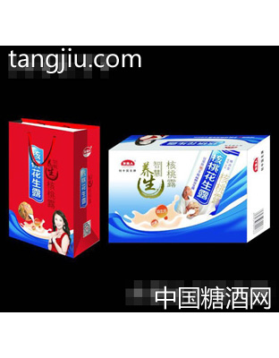 洋美人养生核桃花生露礼盒
