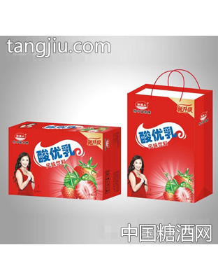 洋美人酸优乳风味饮料