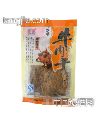 跃进40克沙嗲牛肉干