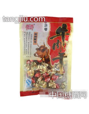 跃进56克沙嗲牛肉干