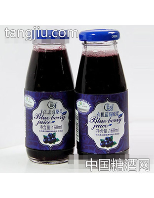 蓝牙有机蓝莓原浆168ml