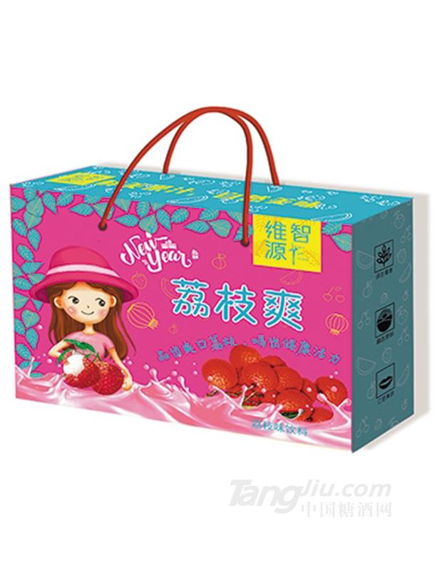 维智源荔枝爽果味饮料488mlx6盒