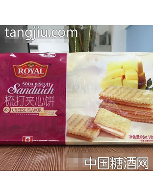270g趣园梳打夹心饼芝士味