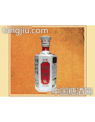 千年御河（白瓷瓶）