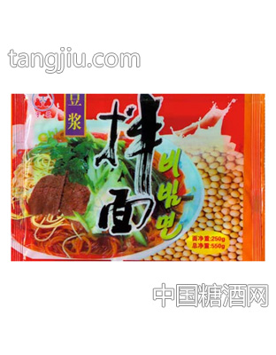 宇花豆浆拌面