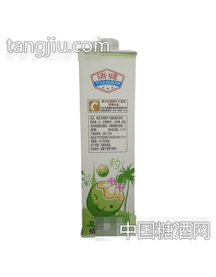 语健泰式生榨椰子汁1l背面