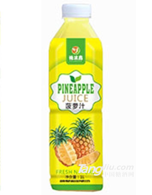 豫浪鑫呆小萌菠萝汁果汁饮料1L