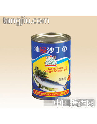 玉蕾油浸沙丁鱼罐头