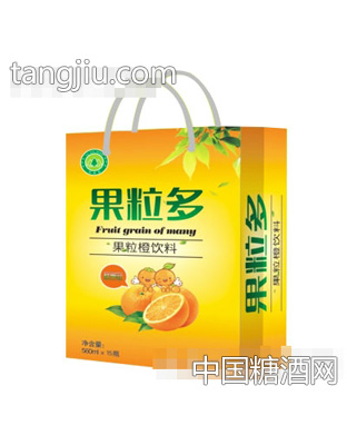 钰之崧果粒多果粒橙饮料手提袋