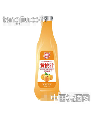 缘味佳黄桃汁果汁饮料1.5l