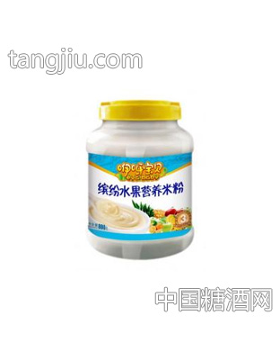 咿呀宝贝缤纷水果营养米粉