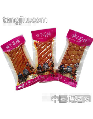豆子昂扬手磨豆干香辣