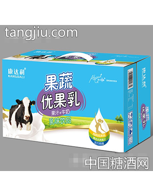 康达利果蔬优果乳原味（1x20、1x24）礼盒