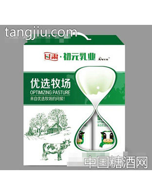 1x12盒（开窗）初元乳业优选牧场复合蛋白饮品