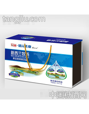 1x12盒初元乳业新西兰牧场复合蛋白饮品