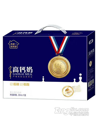 低糖低脂高钙奶
