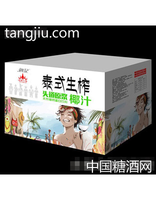 600mlx12盒泰式生榨椰子汁