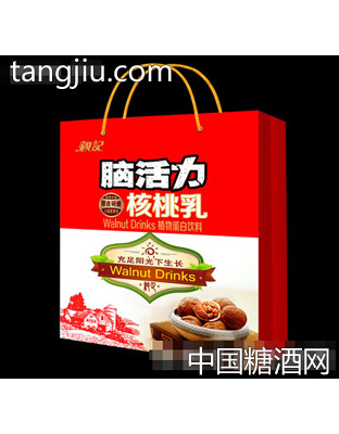 240mlx16矮罐脑活力核桃乳手提袋