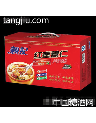 360gx8罐亲记红枣薏仁八宝粥礼盒
