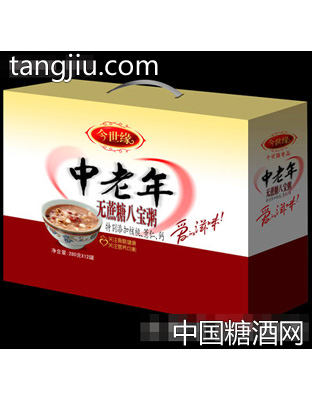280gx12罐今世缘中老年无蔗糖八宝粥礼盒